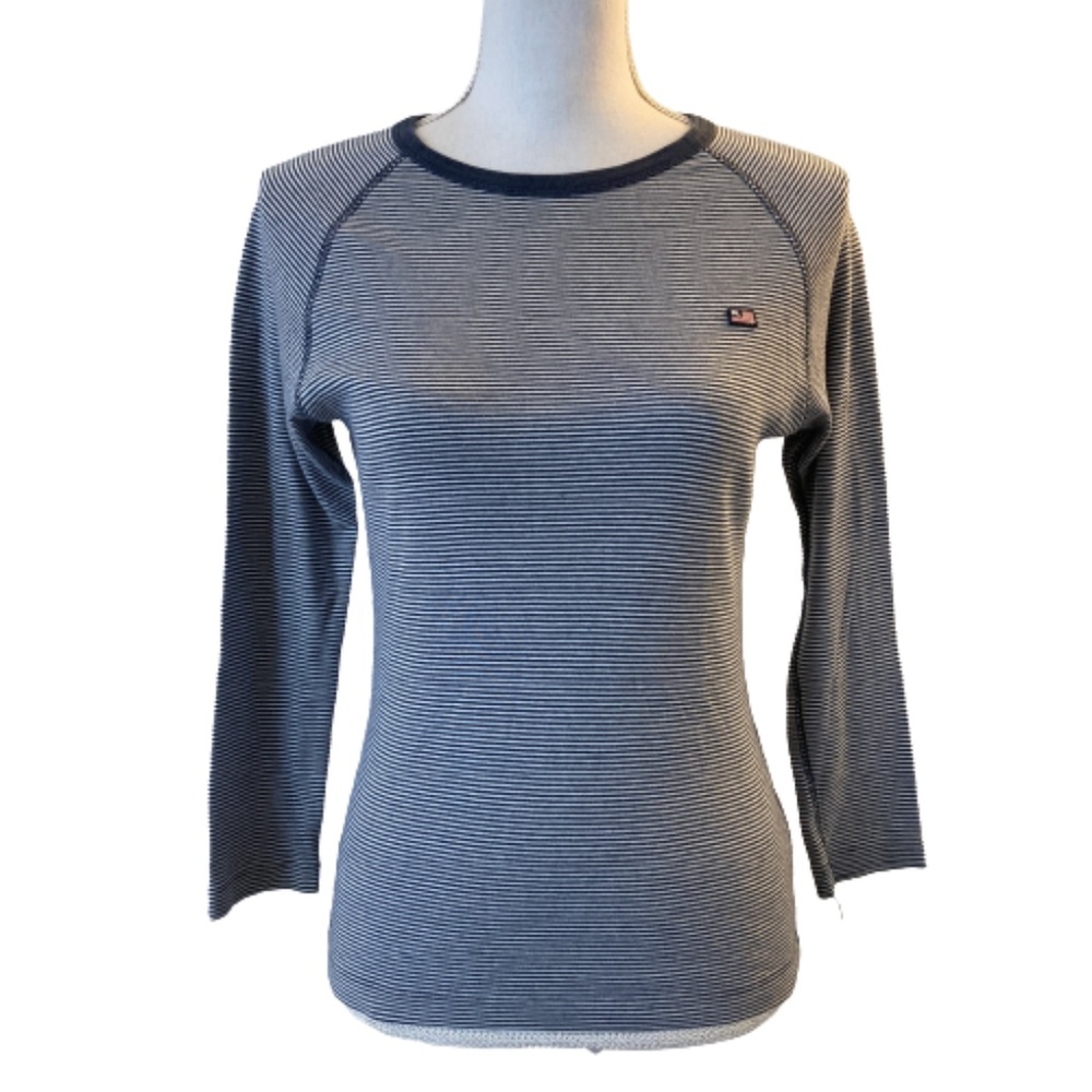 POLO JEANS CO long sleeved striped top women